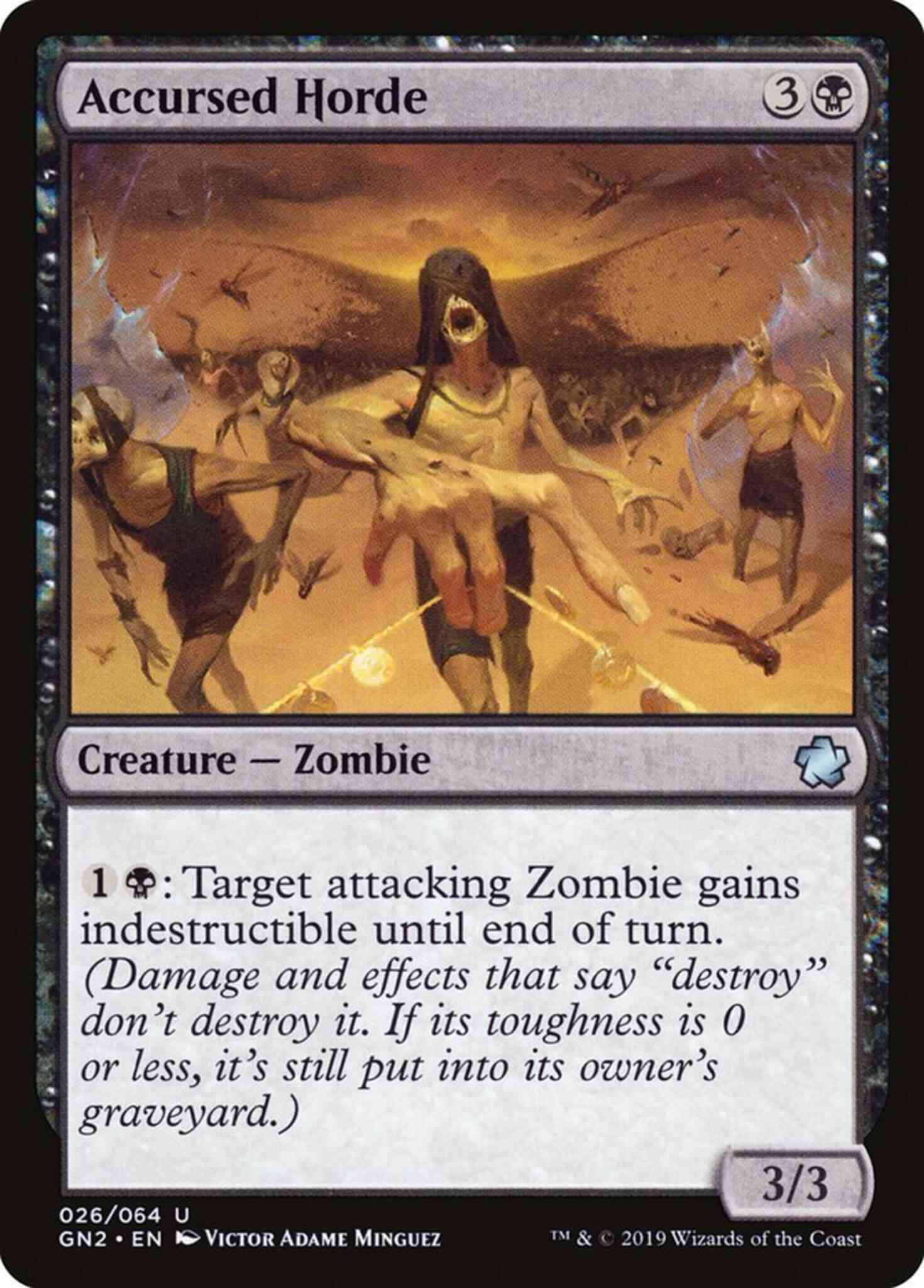 Accursed Horde [26] [Game Night 2019] [Non-Foil]