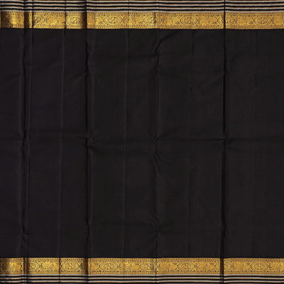 Baby Pink Handloom Kanchipuram Korvai Silk Saree With Annam Buttas