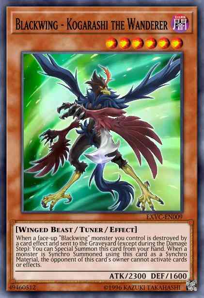 Blackwing - Kogarashi the Wanderer - EXVC-EN009 - Ultra Rare - Unlimited