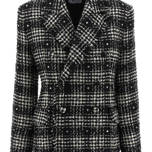 Giuseppe Di Morabito Tweed And Rhinestone Blazer
