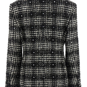 Giuseppe Di Morabito Tweed And Rhinestone Blazer
