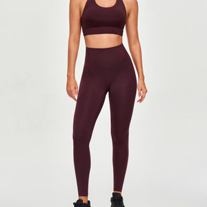 Energy Sports Bra - Wine Red