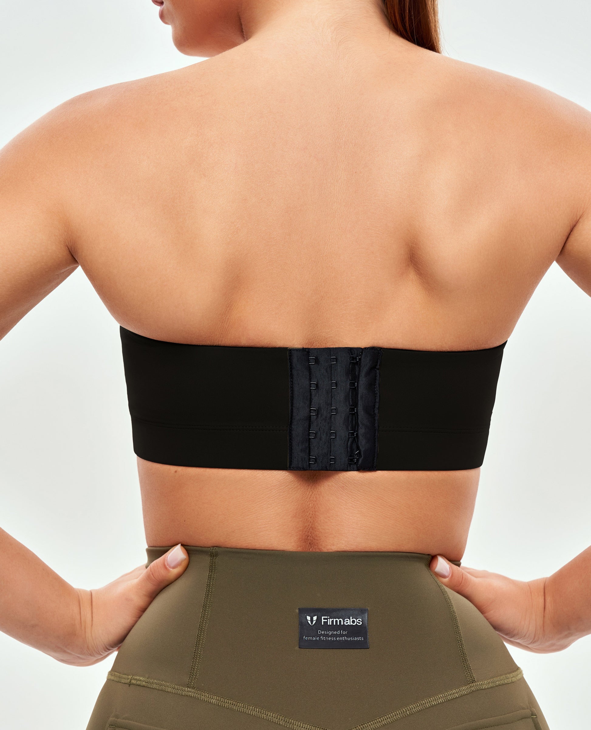 Strapless Sports Bra - Black