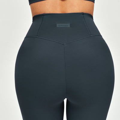 High Waisted Workout Leggings - Gray