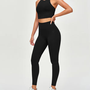 Padded Athletic Tank - Black