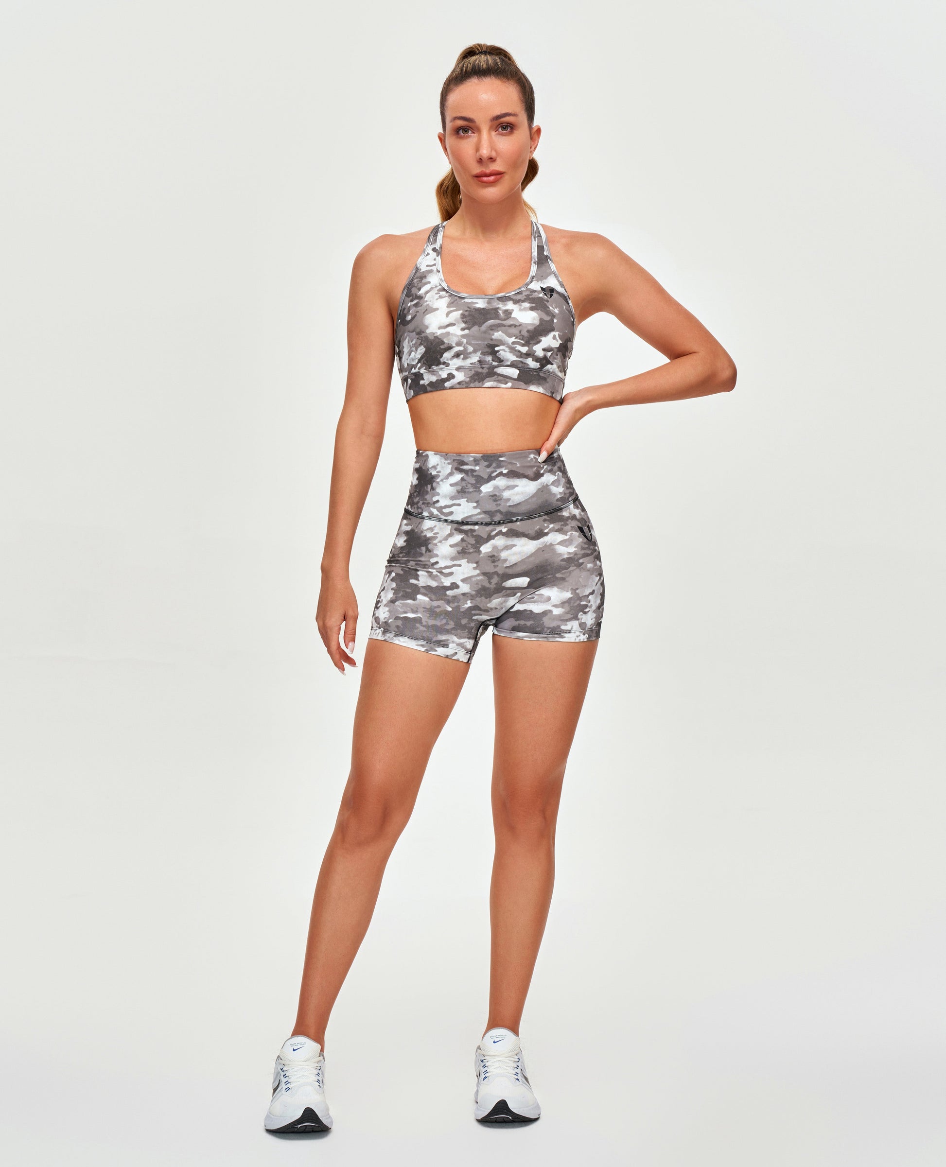 Power Sports Bra - Tie Dye Camo