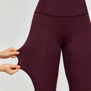 Firmabs High Waist Compression Leggings - Dark wine red