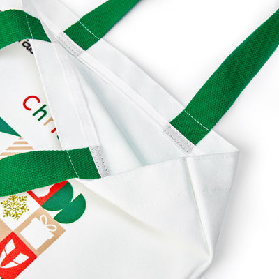 Firmabs Christmas Canvas Bag - White