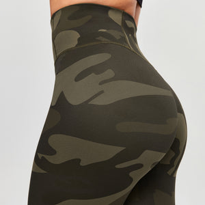 Scrunch Butt Leggings - Army Green Camo