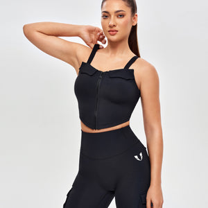 Padded Cargo Tank-Black
