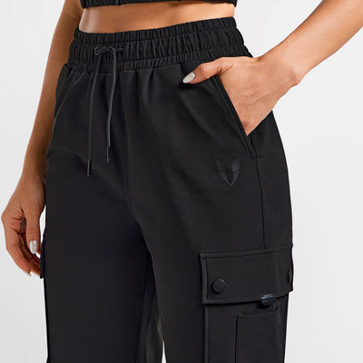 Cargo Pocket Moto leggings - Black