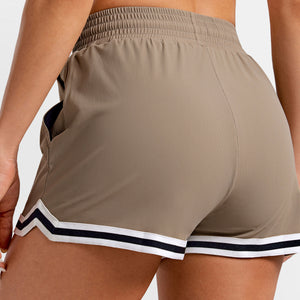 Firmabs Vivid Flow Shorts - Brown beige
