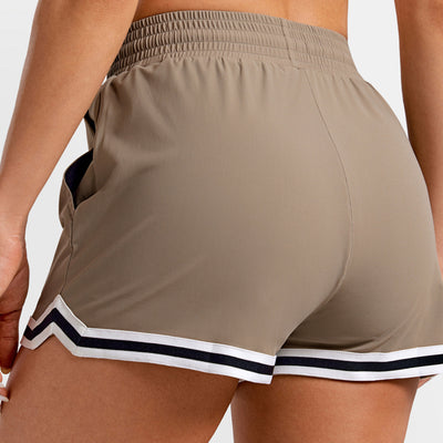 Firmabs Vivid Flow Shorts - Brown beige