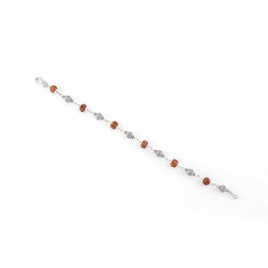 Rudraksha Bracelet for Men Silver (Alternate)
