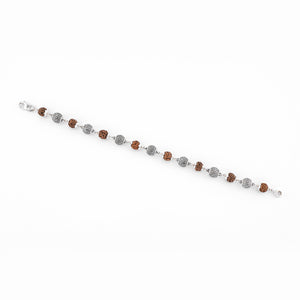 Pure Rudraksha Silver Rakhi