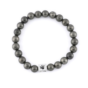 Pyrite Stone Beads Bracelet