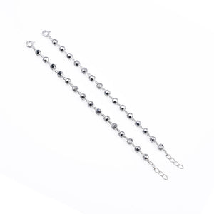Real Silver Beads Nazariya for Kids