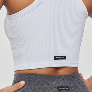 Padded Workout Tank - White