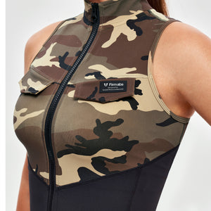 Army Abs Tank - Earth Camo and Black