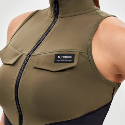 Army Abs Tank - Combat Green and Black