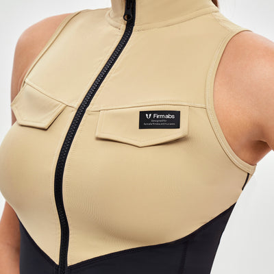 Army Abs Tank - Khaki Yellow and Black