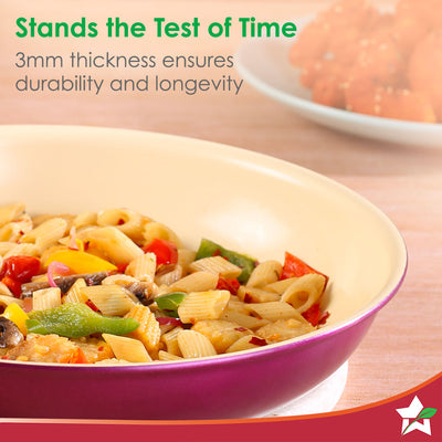 Bellagio Fry Pan | 24 cm | 1.7 L | Non-Stick Ceramic Coating .by blacktree