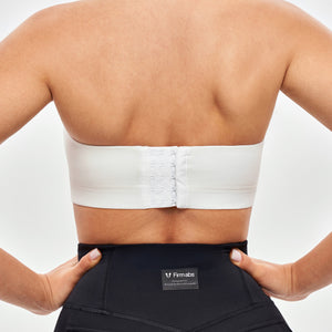 Strapless Sports Bra - White