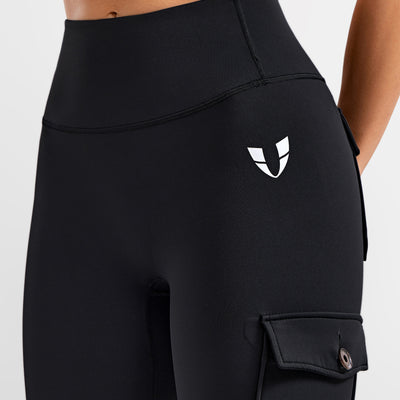 Active Cargo Shorts - Black