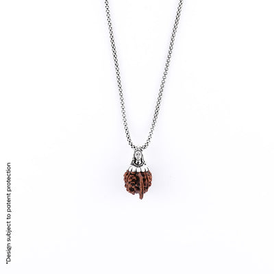 Adiyogi Pendant (Ganesh Mukhi Nepali  Rudraksha) With Chain