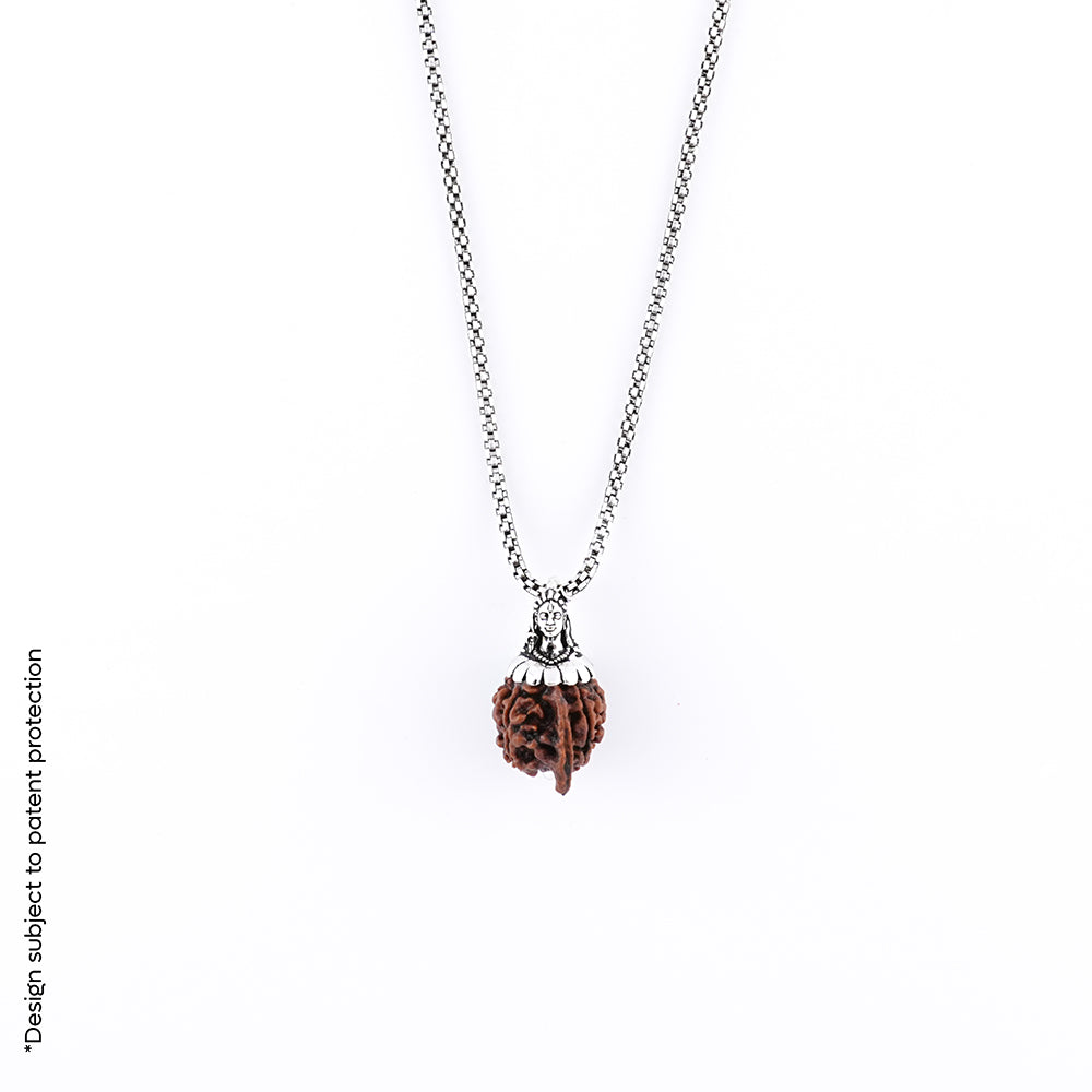 Adiyogi Pendant (Ganesh Mukhi Nepali  Rudraksha) With Chain