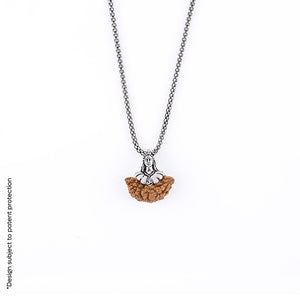 Adiyogi Pendant 1 Mukhi Rudraksha With Chain