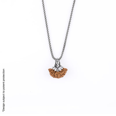 Adiyogi Pendant 1 Mukhi Rudraksha With Chain