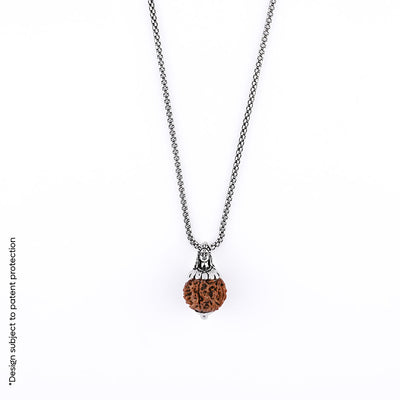 Adiyogi Pendant (11 Mukhi Nepali Rudraksha) With Chain