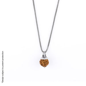 Adiyogi Pendant (8 Mukhi Nepali  Rudraksha) With Chain