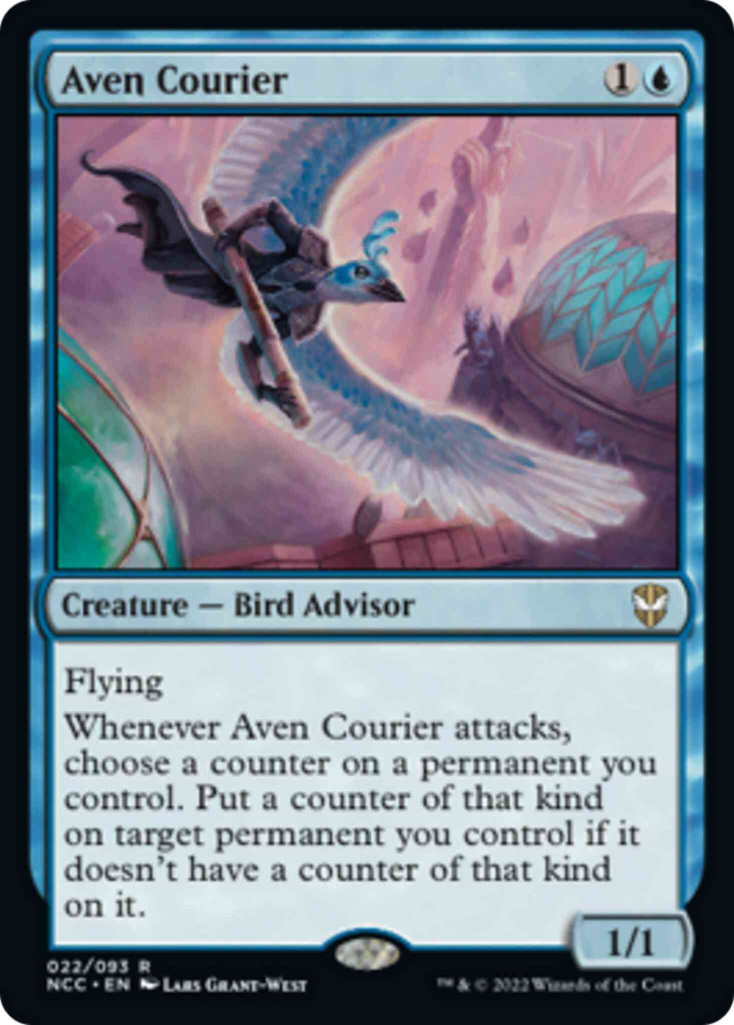 Aven Courier [22] [Streets of New Capenna: Commander] [Non-Foil]