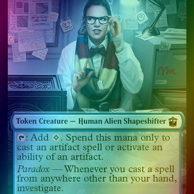 Alien Token (02) // Osgood, Operation Double Token (32) [Universes Beyond: Doctor Who: Tokens] [Foil]