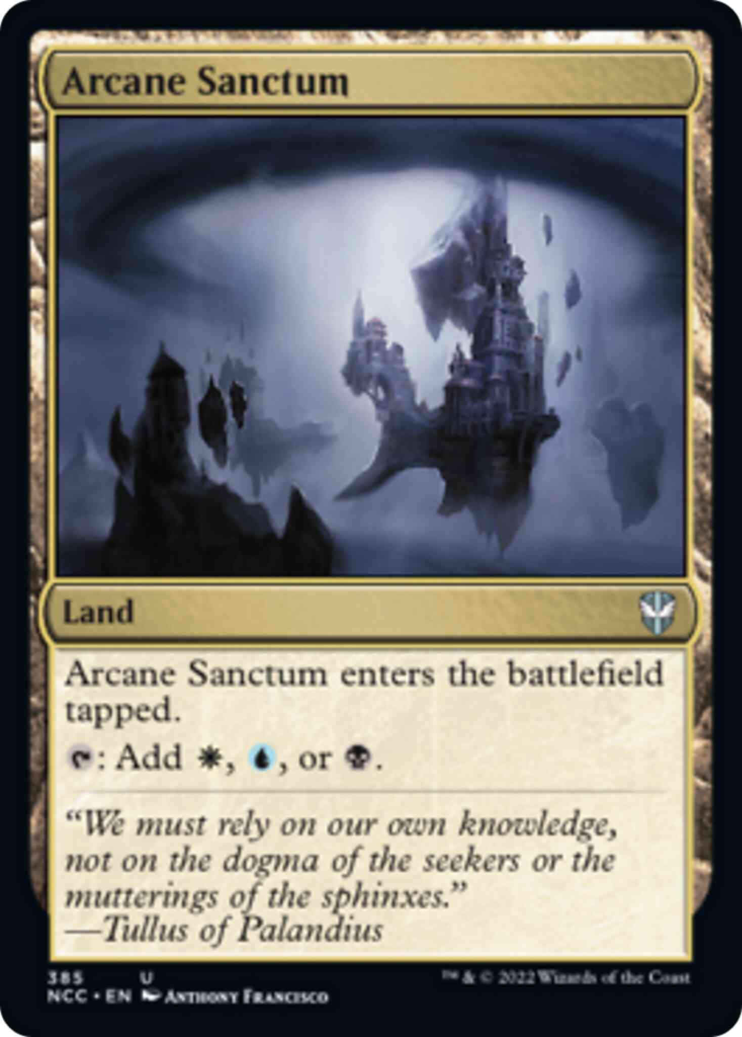 Arcane Sanctum [385] [Streets of New Capenna: Commander] [Non-Foil]