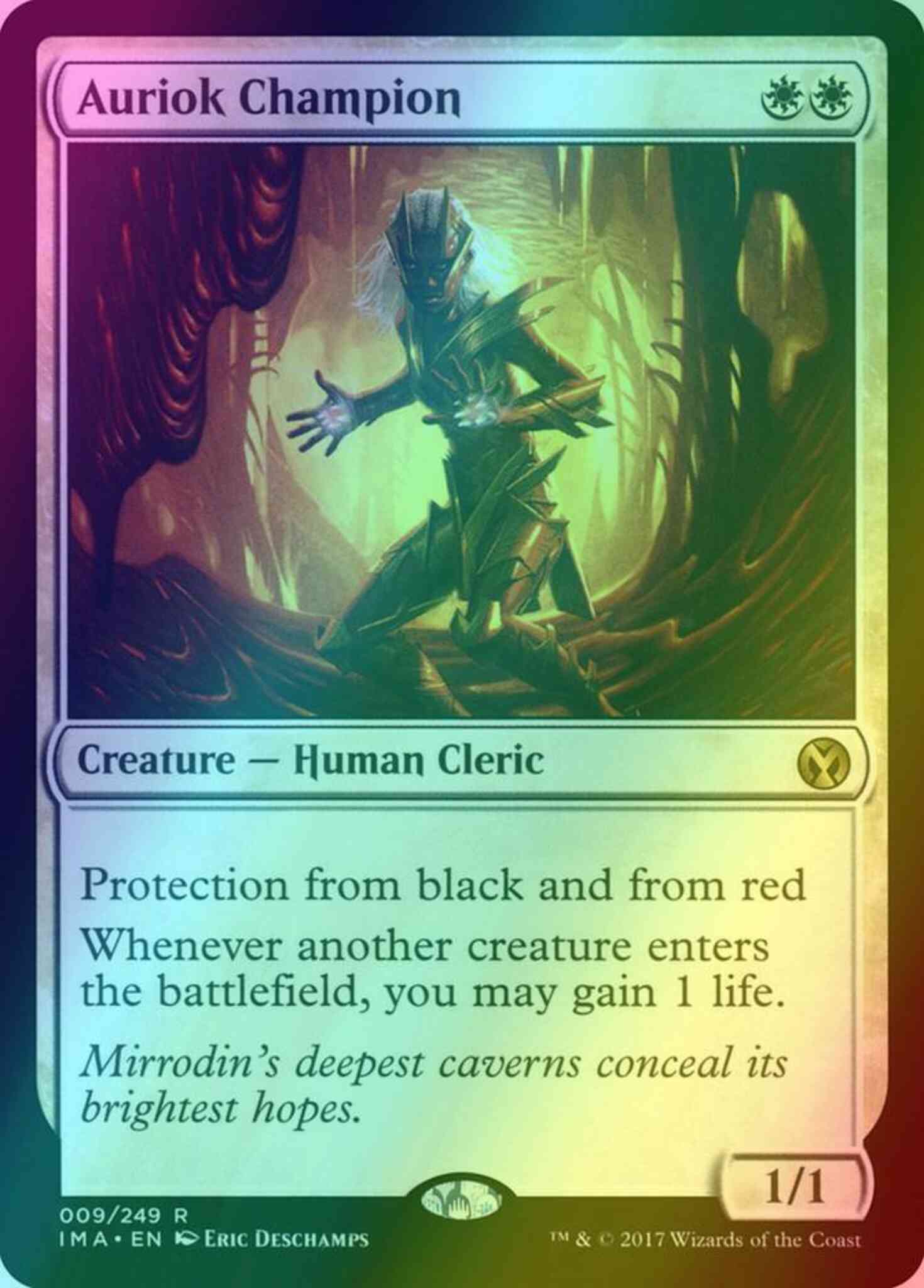 Auriok Champion [9] [Iconic Masters] [Foil]