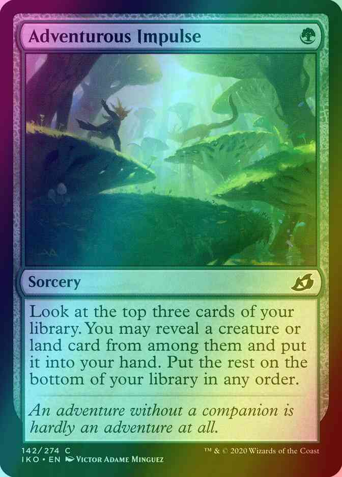 Adventurous Impulse [142] [Ikoria: Lair of Behemoths] [Foil]