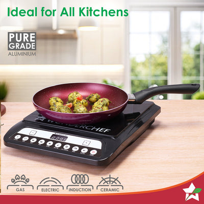 Bandhan Non-Stick Cookware 2 Pcs. Set | Dosa Tawa and Fry Pan by blacktree
