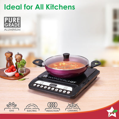 Bandhan Non-stick Cookware 3 Pcs.Set | Dosa Tawa,Kadhai by black tree