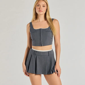 Keep It Casual Square Neck Cropped Tank Top