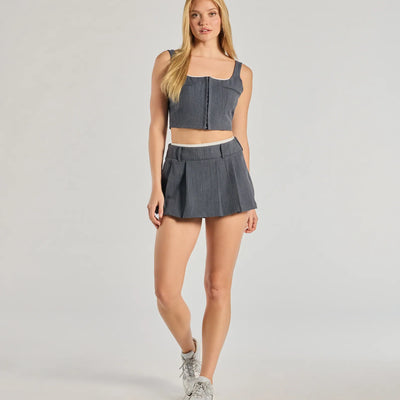 Keep It Casual Square Neck Cropped Tank Top