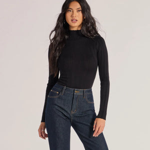 Winter Slay Turtleneck Long Sleeve Bodysuit