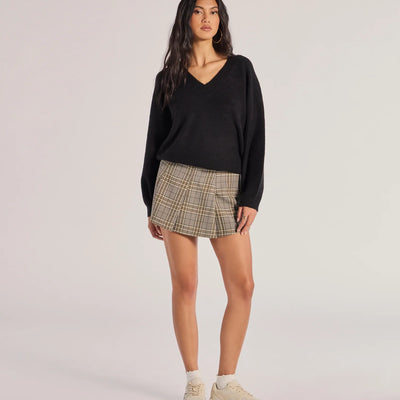 Comfy Chic Knit V-neck Pullover Sweater