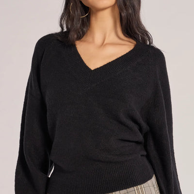 Comfy Chic Knit V-neck Pullover Sweater