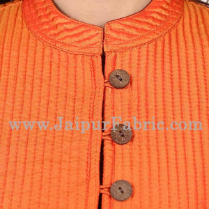 Women Orangish Jacket