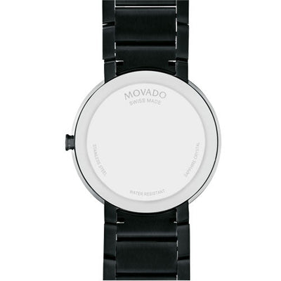 Movado Sapphire Black Dial Unisex 39mm