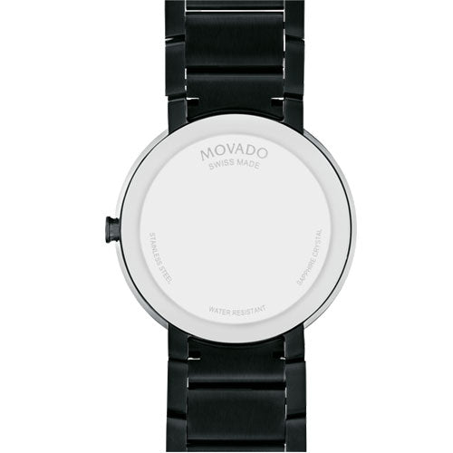 Movado Sapphire Black Dial Unisex 39mm