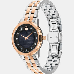 1881 Automatic Women Quartz Mother Of Pearl Dial Analog Stainless Steel Watch 0607488M